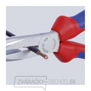 Polkruhové kliešte s čepeľami (so zobákom) 200 mm. KNIPEX 26 15 200 - chrómované, viaczložkové objímky Náhľad
