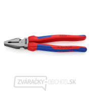 Elektrické kombinované kliešte 225 mm. KNIPEX 02 02 225 - leštená hlava, viaczložkové puzdrá Elektrické kombinované kliešte 225 mm. KNIPEX 02 02 225 - leštená hlava, viaczložkové puzdrá gallery main image