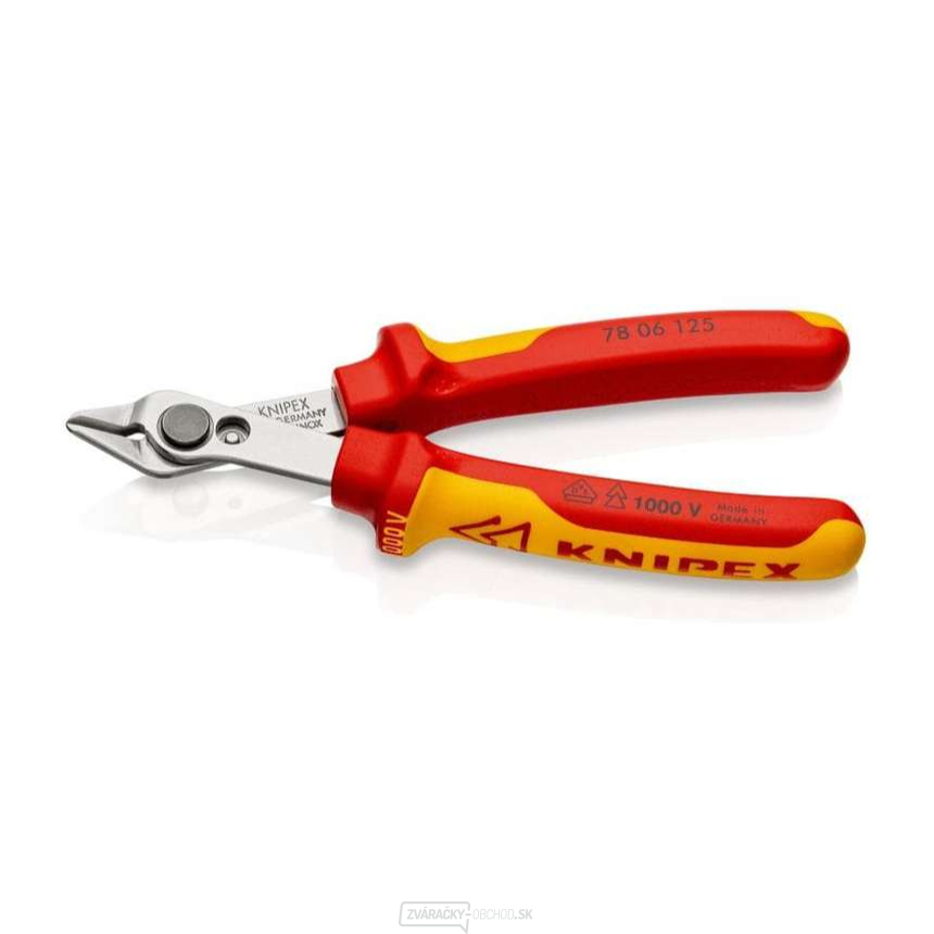 Izolované elektronické kliešte 125 mm Super Knips® VDE Knipex 78 06 125 Izolované elektronické kliešte 125 mm Super Knips® VDE Knipex 78 06 125 gallery main image