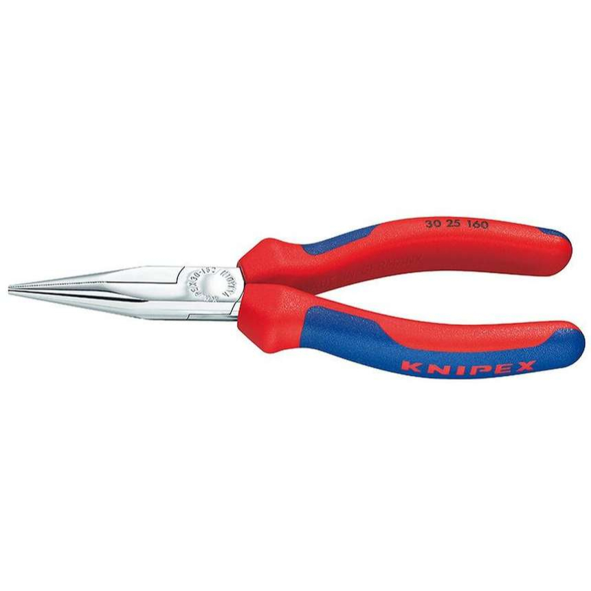 Polkruhové kliešte typu Langbeck 190 mm (s predĺženými čeľusťami) KNIPEX 30 25 190 - chrómované, viaczložkové puzdrá