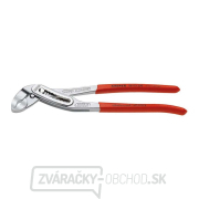 Inštalatérske kliešte Aligator 180 mm KNIPEX 88 03 180 - chrómované, plastové puzdrá gallery main image