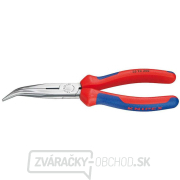 Polkruhové kliešte s čepeľami (so zobákom) 200 mm KNIPEX 26 22 200 - leštená hlava, viaczložkové puzdrá Náhľad