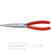 Polkruhové kliešte s čepeľami (so zobákom) 200 mm KNIPEX 26 13 200. Pochrómované, plastové puzdrá. gallery main image