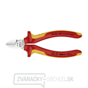 Bočné frézy 140 mm - 1000 V. KNIPEX 70 06 140 - chrómované, viaczložkové VDE puzdrá Náhľad