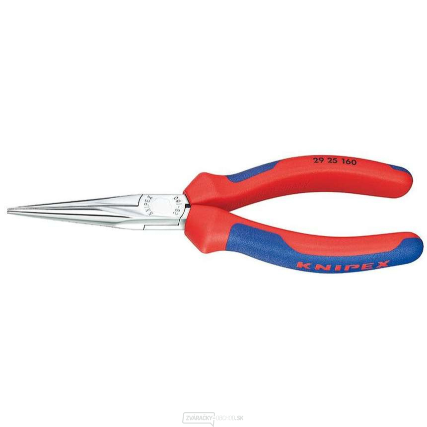 Telefónne kliešte 160 mm KNIPEX 29 25 160 - chrómované, viaczložkové puzdrá