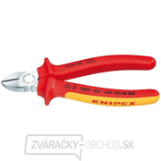 Bočné frézy 125 mm - 1000 V. KNIPEX 70 06 125 - chrómované, viaczložkové VDE puzdrá gallery main image