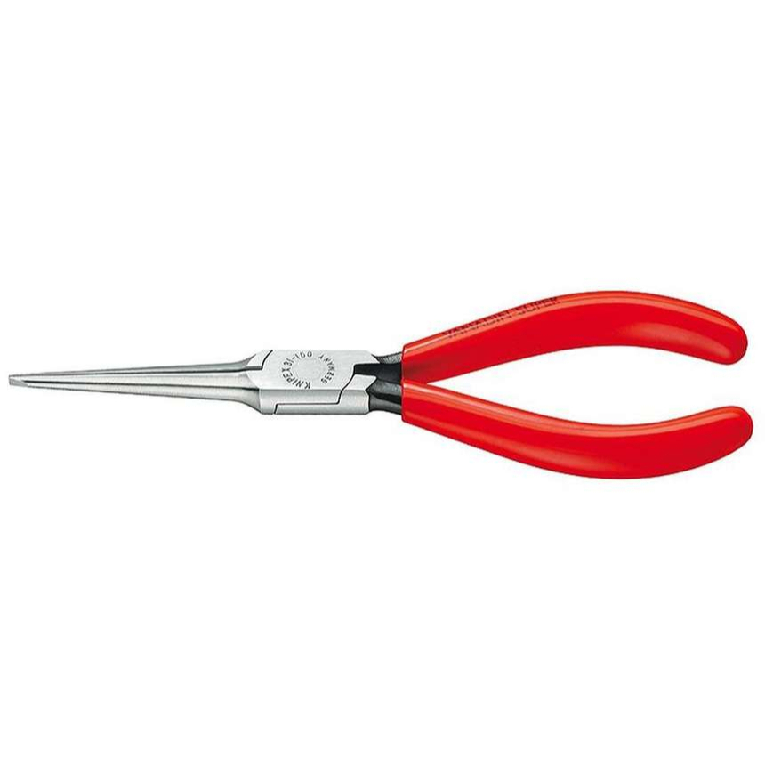 KNIPEX 31 11 160 Polkruhové ihlové kliešte na uchopenie 160 mm - leštená hlava, plastové puzdrá