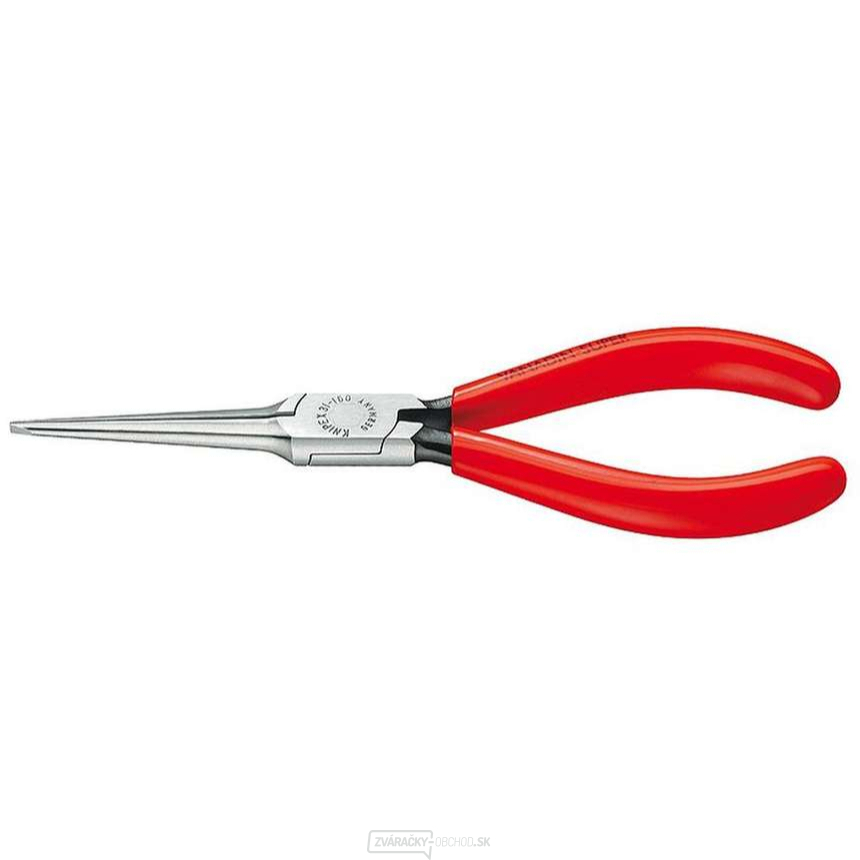 KNIPEX 31 11 160 Polkruhové ihlové kliešte na uchopenie 160 mm - leštená hlava, plastové puzdrá