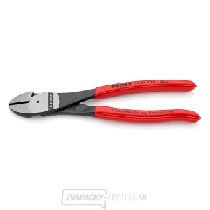 Výkonné bočné frézy 200 mm KNIPEX 74 01 200 - leštená hlava, plastové puzdrá gallery main image