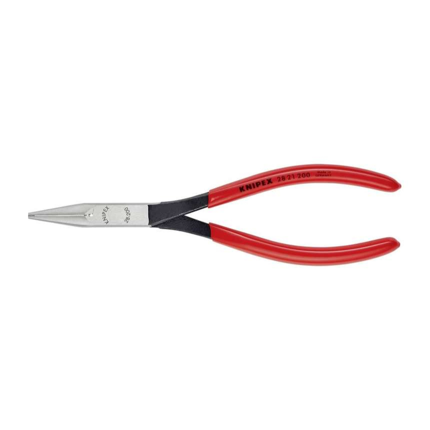 Montážne kliešte 200 mm KNIPEX 28 21 200 - leštená hlava, plastové puzdrá
