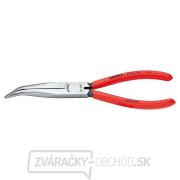 Polkruhové kliešte pre mechanikov 200 mm KNIPEX 38 21 200 - leštená hlava, plastové puzdrá gallery main image