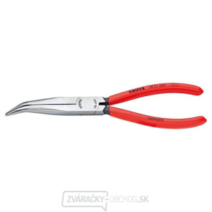 Polkruhové kliešte pre mechanikov 200 mm KNIPEX 38 21 200 - leštená hlava, plastové puzdrá Polkruhové kliešte pre mechanikov 200 mm KNIPEX 38 21 200 - leštená hlava, plastové puzdrá gallery main image