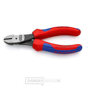 Výkonné bočné frézy 140 mm KNIPEX 74 02 140 - leštená hlava, viaczložkové puzdrá gallery main image