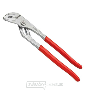 Inštalatérske kliešte s 250 mm drážkovaným kĺbom. KNIPEX 89 03 250 - chrómované, plastové objímky gallery main image