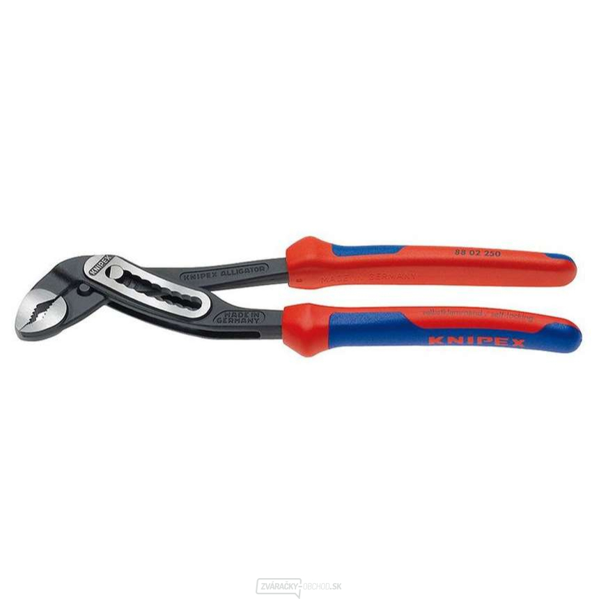 Aligátorové kliešte 250 mm KNIPEX 88 02 250 - leštená hlava, viaczložkové puzdrá