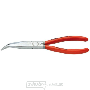 Polkruhové kliešte s čepeľami (so zobáčikom) 200 mm KNIPEX 26 21 200 - leštená hlava, plastové puzdrá gallery main image