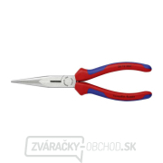 Polkruhové kliešte s čepeľami (so zobákom) 200 mm KNIPEX 26 12 200 - leštená hlava, viaczložkové puzdrá Náhľad
