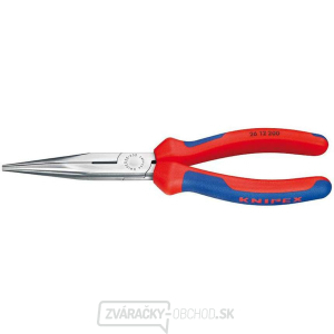 Polkruhové kliešte s čepeľami (so zobákom) 200 mm KNIPEX 26 12 200 - leštená hlava, viaczložkové puzdrá gallery main image