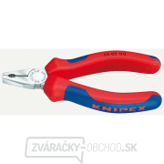 Malé kombinované kliešte 110 mm KNIPEX 08 05 110 - chrómované, viaczložkové puzdrá gallery main image