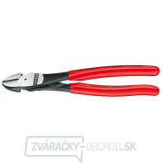 Výkonné bočné frézy 180 mm KNIPEX 74 01 180 - leštená hlava, plastové puzdrá gallery main image