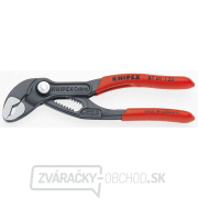 Kliešte na rúry Mini-Cobra 125 mm. Knipex 87 01 125 - leštená hlava, plastové puzdrá gallery main image