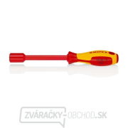 VDE skrutkovač s nástrčným kľúčom 6x13x125 mm Knipex 98 03 13 gallery main image