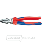 Kombinované kliešte Force 200 mm. KNIPEX 02 02 200 - leštená hlava, viaczložkové objímky Náhľad