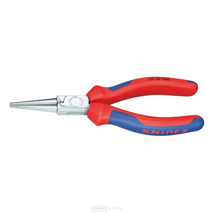 Polkruhové kliešte typu Langbeck 140 mm (s predĺženými čeľusťami) KNIPEX 30 35 140 - chrómované, viaczložkové puzdrá