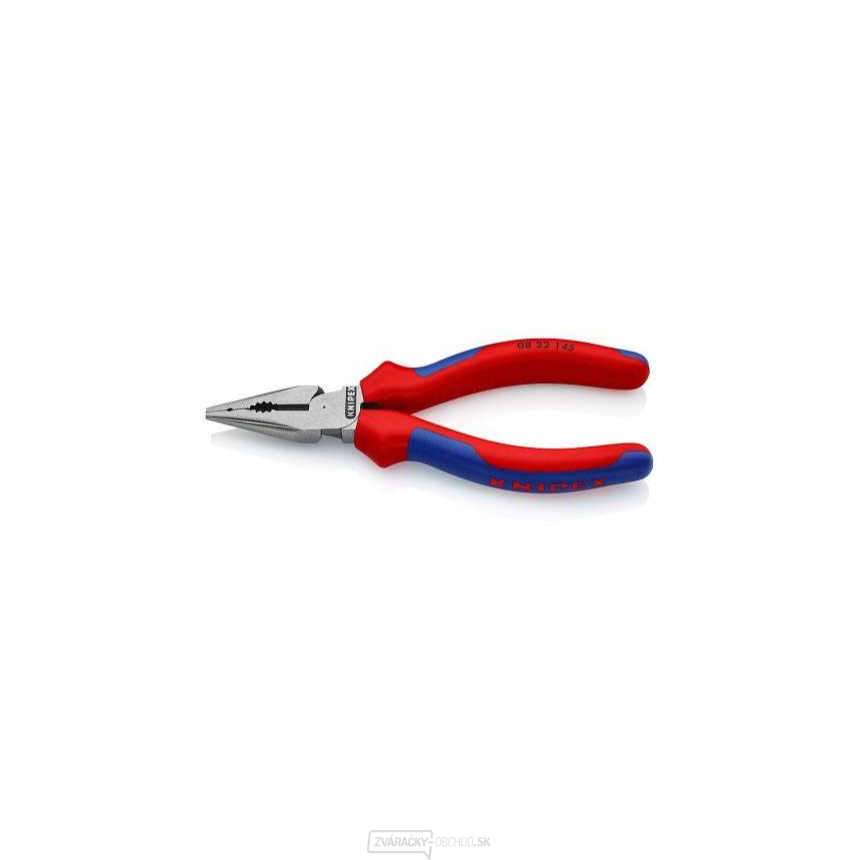 Kombinované kliešte KNIPEX 08 22 145, 145 mm - leštená hlava, viaczložkové puzdrá Kombinované kliešte KNIPEX 08 22 145, 145 mm - leštená hlava, viaczložkové puzdrá gallery main image