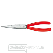 Polkruhové kliešte pre mechanikov 200 mm KNIPEX 38 11 200 - leštená hlava, plastové puzdrá gallery main image