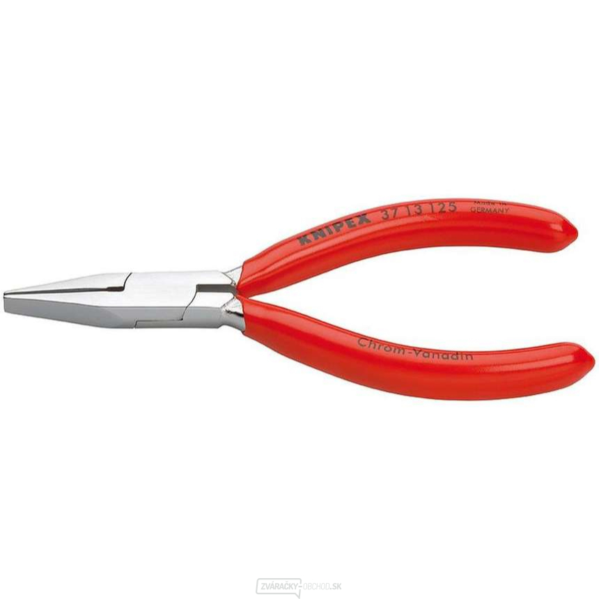 Úchopové kliešte na jemnú elektroniku 125 mm KNIPEX 37 13 125 - chrómované, plastové puzdrá Úchopové kliešte na jemnú elektroniku 125 mm KNIPEX 37 13 125 - chrómované, plastové puzdrá gallery main image