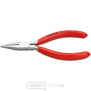 Úchopové kliešte na jemnú elektroniku 125 mm KNIPEX 37 23 125 - chrómované, plastové puzdrá gallery main image