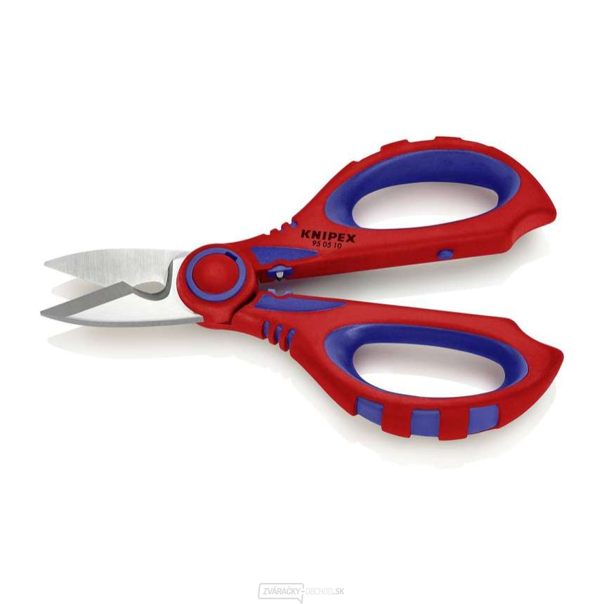 Elektrikárske nožnice Knipex 95 05 10 SB s krimpovaním Elektrikárske nožnice Knipex 95 05 10 SB s krimpovaním gallery main image