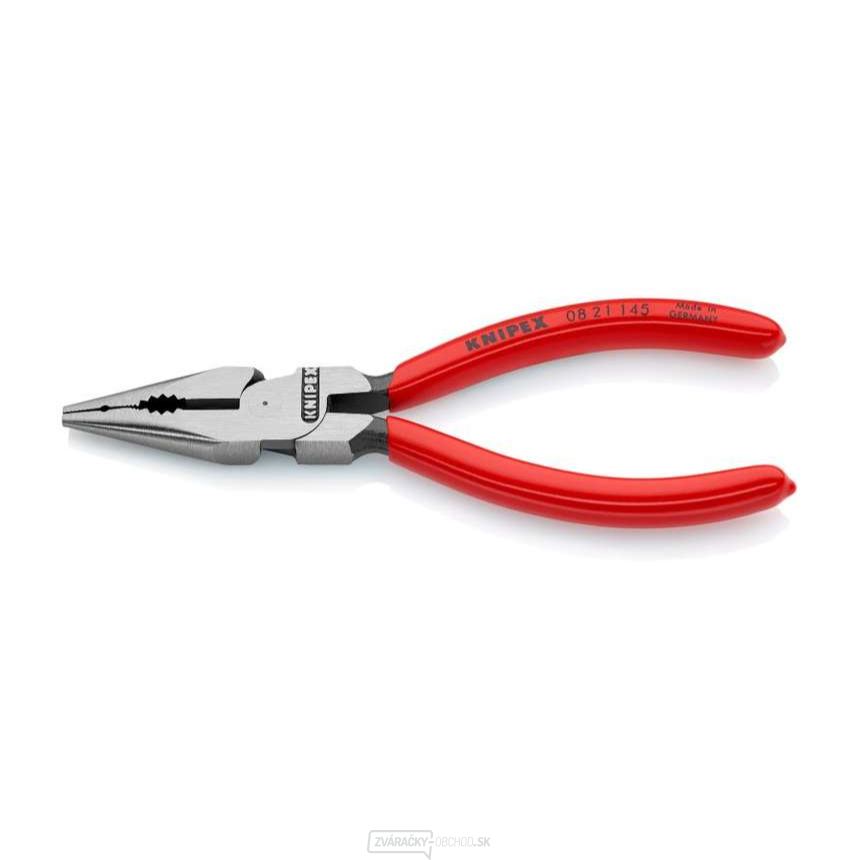 Kombinované úzke ploché kliešte 145 mm Knipex 08 21 145 SB
