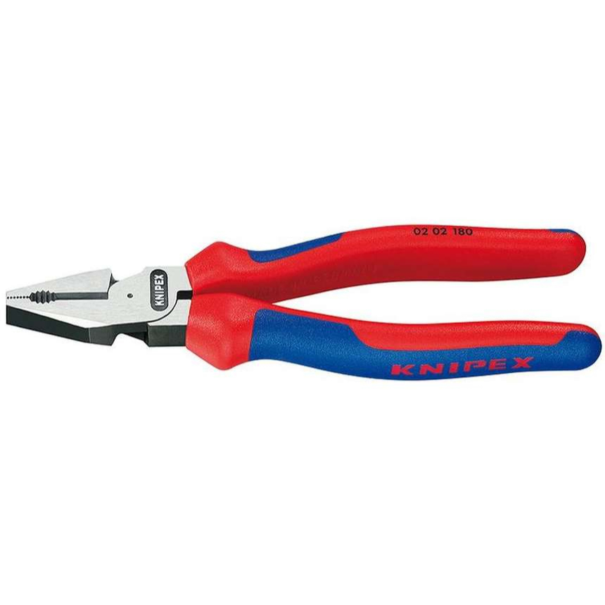 Kombinované kliešte Force 180 mm. KNIPEX 02 02 180 - leštená hlava, viaczložkové puzdrá