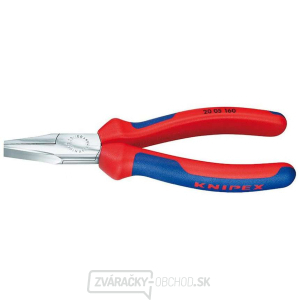 Ploché kliešte 160 mm KNIPEX 20 05 160 - chrómované, viaczložkové puzdrá Ploché kliešte 160 mm KNIPEX 20 05 160 - chrómované, viaczložkové puzdrá gallery main image