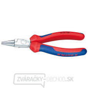 Kliešte s okrúhlymi čeľusťami 160 mm KNIPEX 22 05 160 - chrómované, viaczložkové puzdrá gallery main image