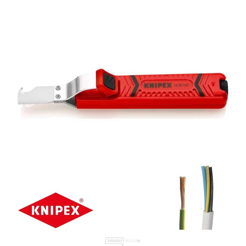 KNIPEX 16 20 165 SB nástroj na odstránenie plášťa