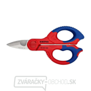 Kombinované elektrikárske nožnice 155 mm KNIPEX 95 05 155 SB - chrómované, viaczložkové puzdrá Náhľad