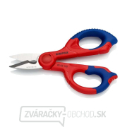 Kombinované elektrikárske nožnice 155 mm KNIPEX 95 05 155 SB - chrómované, viaczložkové puzdrá Náhľad