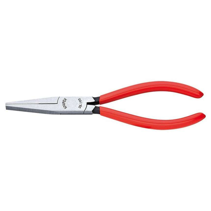 Kliešte pre mechanikov 190 mm KNIPEX 38 41 190 - leštená hlava, plastové puzdrá