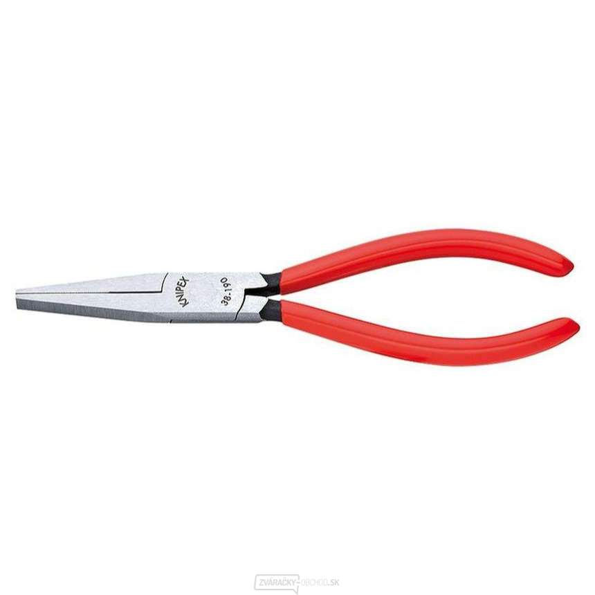Kliešte pre mechanikov 190 mm KNIPEX 38 41 190 - leštená hlava, plastové puzdrá