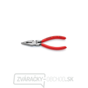 Kombinované kliešte úzke ploché KNIPEX 08 21 145 145 mm - leštená hlava, čierne gallery main image