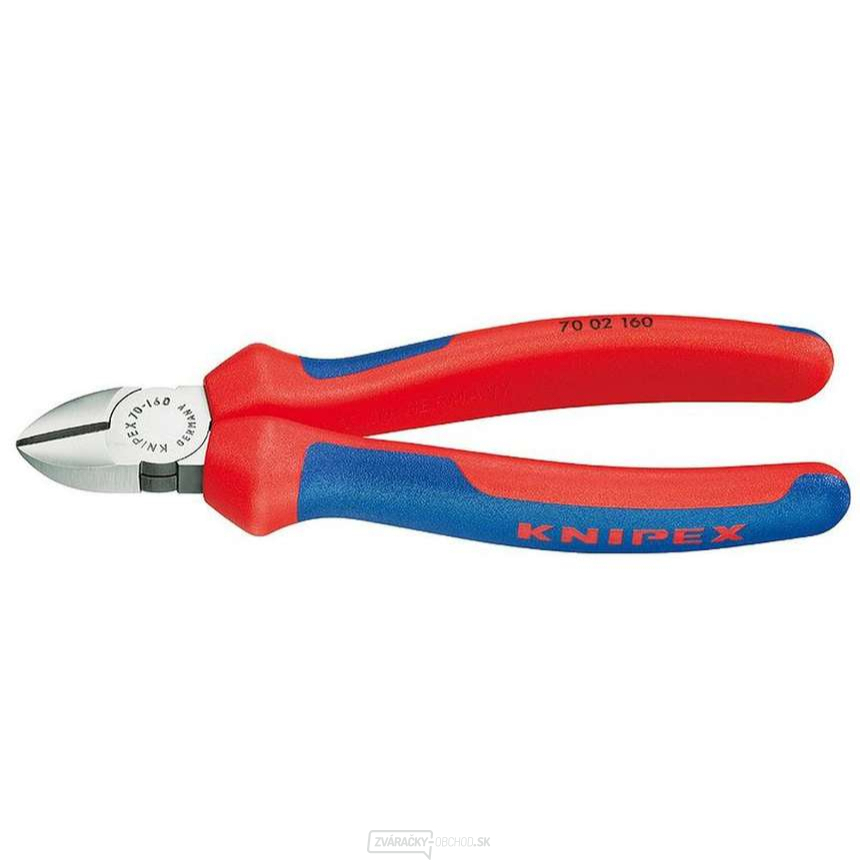 Bočné štípacie kliešte 125 mm KNIPEX 70 02 125 - leštená hlava, viaczložkové puzdrá