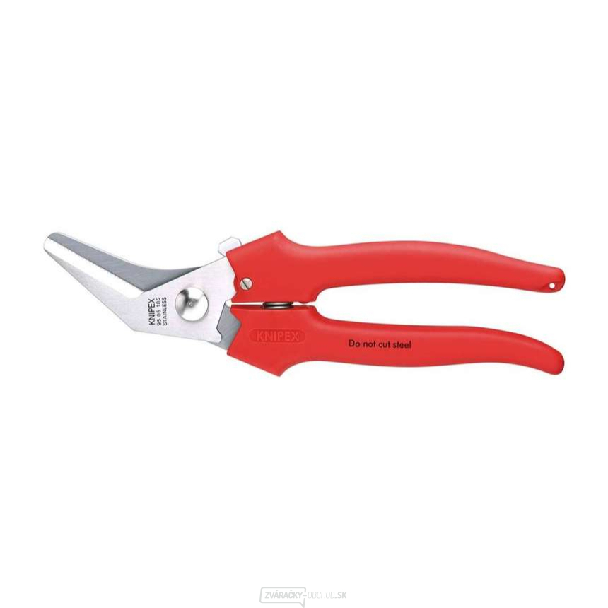 Kombinované nožnice 185 mm KNIPEX 91 05 185 - chrómované, viaczložkové puzdrá