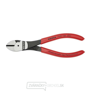 Výkonné bočné frézy 160 mm KNIPEX 74 01 160 - leštená hlava, plastové puzdrá Výkonné bočné frézy 160 mm KNIPEX 74 01 160 - leštená hlava, plastové puzdrá gallery main image