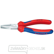 Ploché kliešte 140 mm KNIPEX 20 05 140 - chrómované, viaczložkové puzdrá Ploché kliešte 140 mm KNIPEX 20 05 140 - chrómované, viaczložkové puzdrá gallery main image