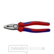 Kombinované kliešte 200 mm. KNIPEX 03 02 200 - leštená hlava, viaczložkové puzdrá Kombinované kliešte 200 mm. KNIPEX 03 02 200 - leštená hlava, viaczložkové puzdrá gallery main image