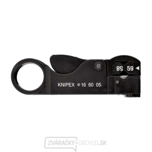 Nástroj na odizolovanie koaxiálnych káblov Knipex 16 60 05 SB Nástroj na odizolovanie koaxiálnych káblov Knipex 16 60 05 SB gallery main image