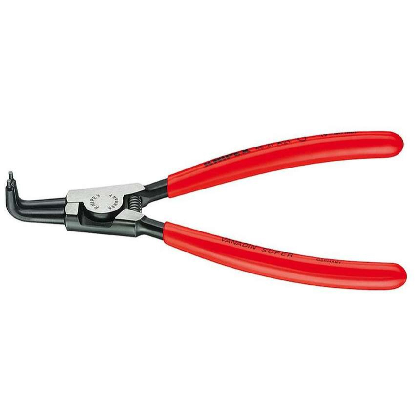 Kliešte na poistné krúžky 200 mm, vonkajšie zahnuté. Knipex 46 21 A31 - DIN 5254 B